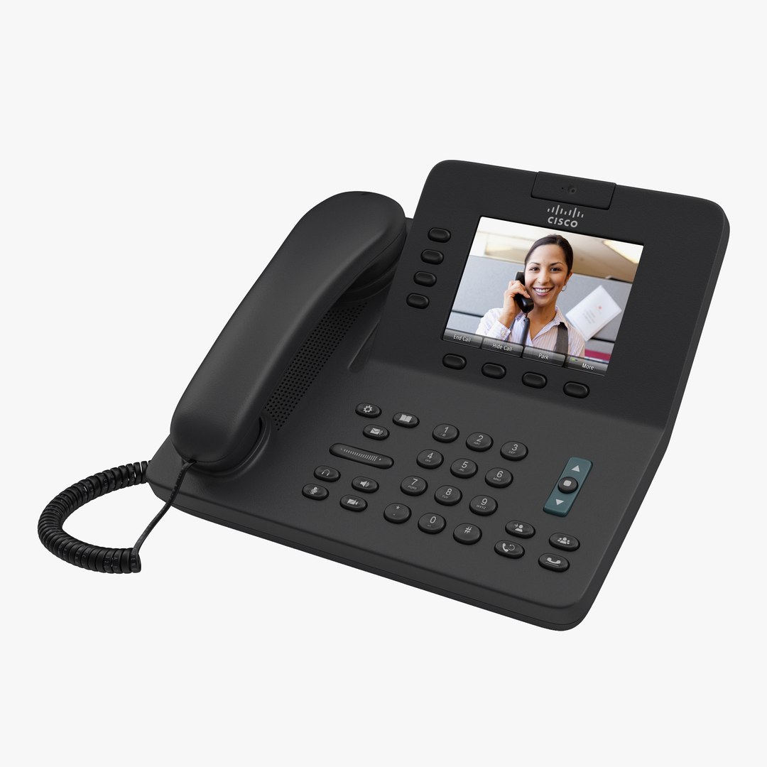 Cisco Unified IP Phone 8945 3D model preview