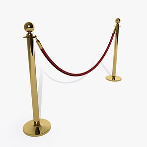 Velvet Rope 3D Models for Download | TurboSquid