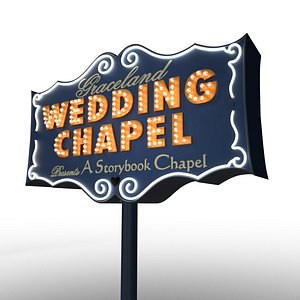 Graceland Chapel Sign