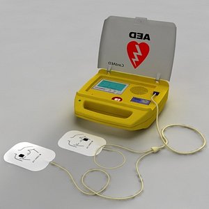 3dsmax defibrillator aed