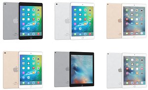 3d model apple ipad mini 4