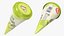 Cone Ice Cream Pacchetti Mockup Collection 2
