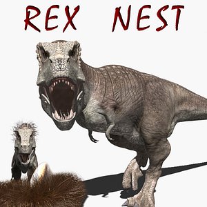 3d t rex model