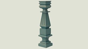 pillar square obj