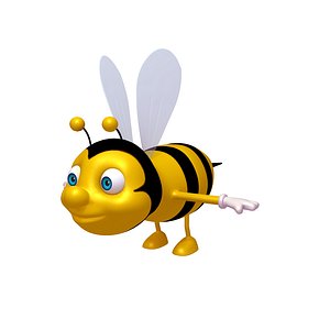 3D model cartoon bee