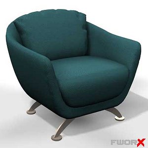 3d model armchair chair