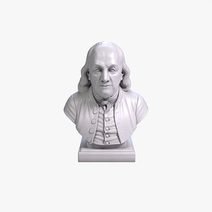 Benjamin Franklin Bust Neoclassical Bust 3D Printable STL File model