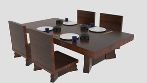 Japanese Centre Curve Diningware model