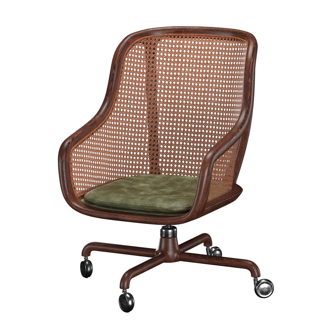 3D Ward Cane Desk Chair model TurboSquid 2072830