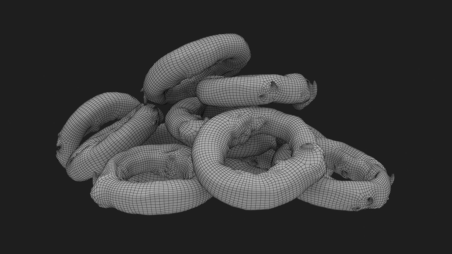 3D Onion Ring Pile - TurboSquid 2161291