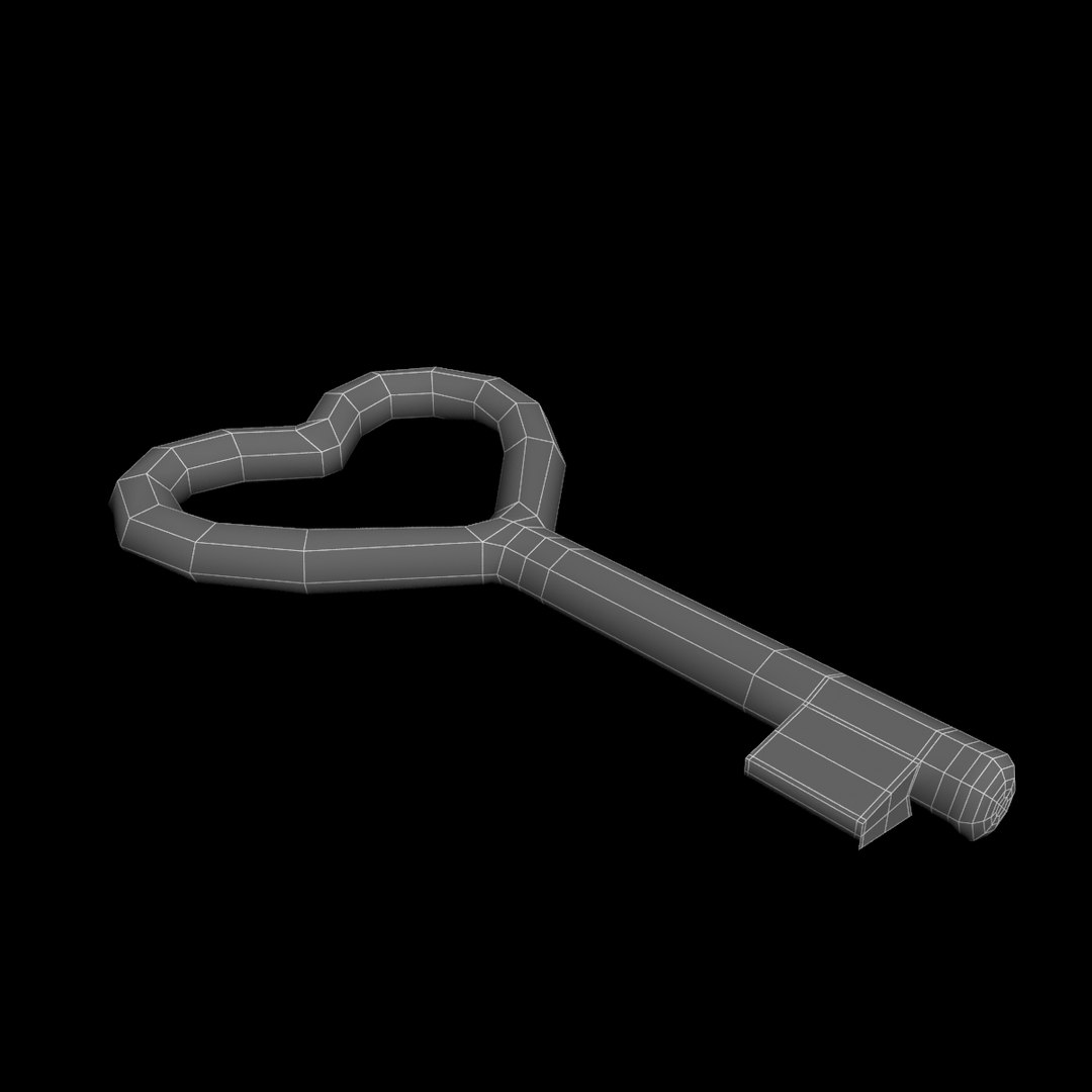 3D Model Heart Key - TurboSquid 1209200
