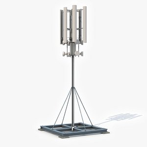 Telecommunication Cell Tower 3 3D model