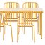 BANGI R220 Table and KANO Stackable Chair by BABEL D