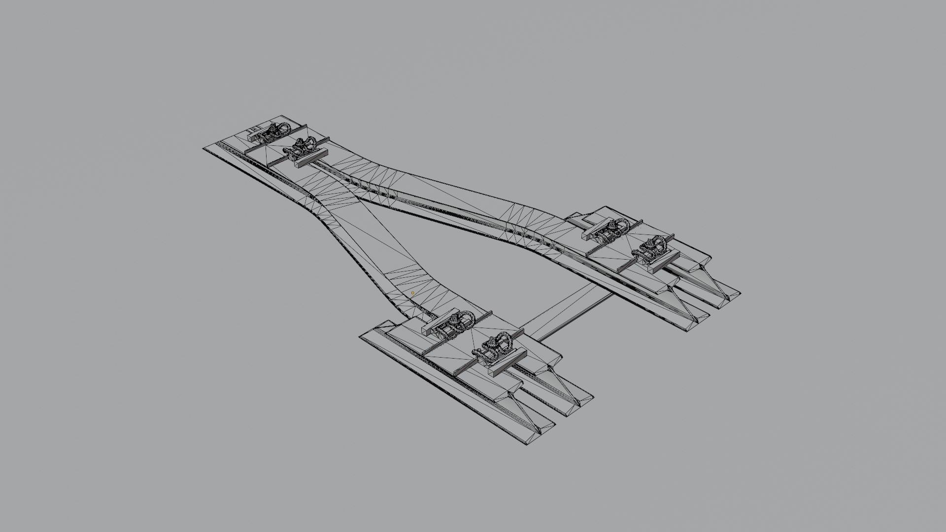 3D Railway Track - TurboSquid 2162380