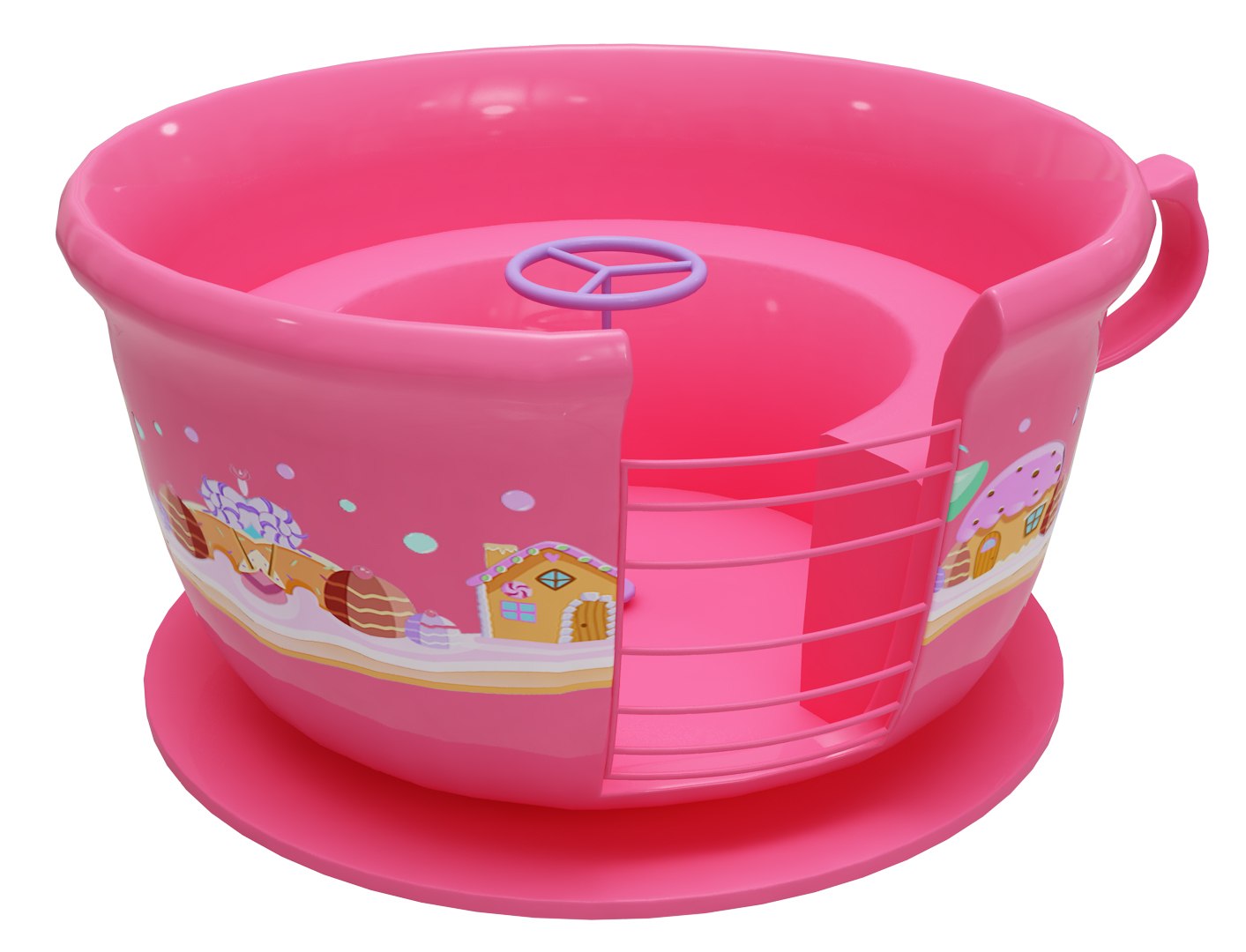 Tea Cup Ride 3D Model TurboSquid 1610855