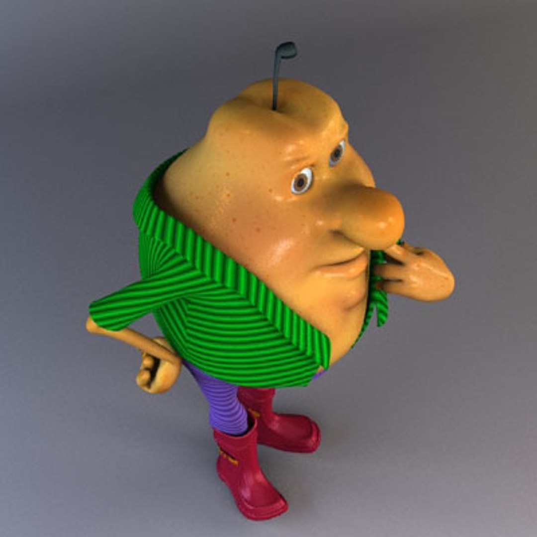 Rigged Skin Biped 3d Model