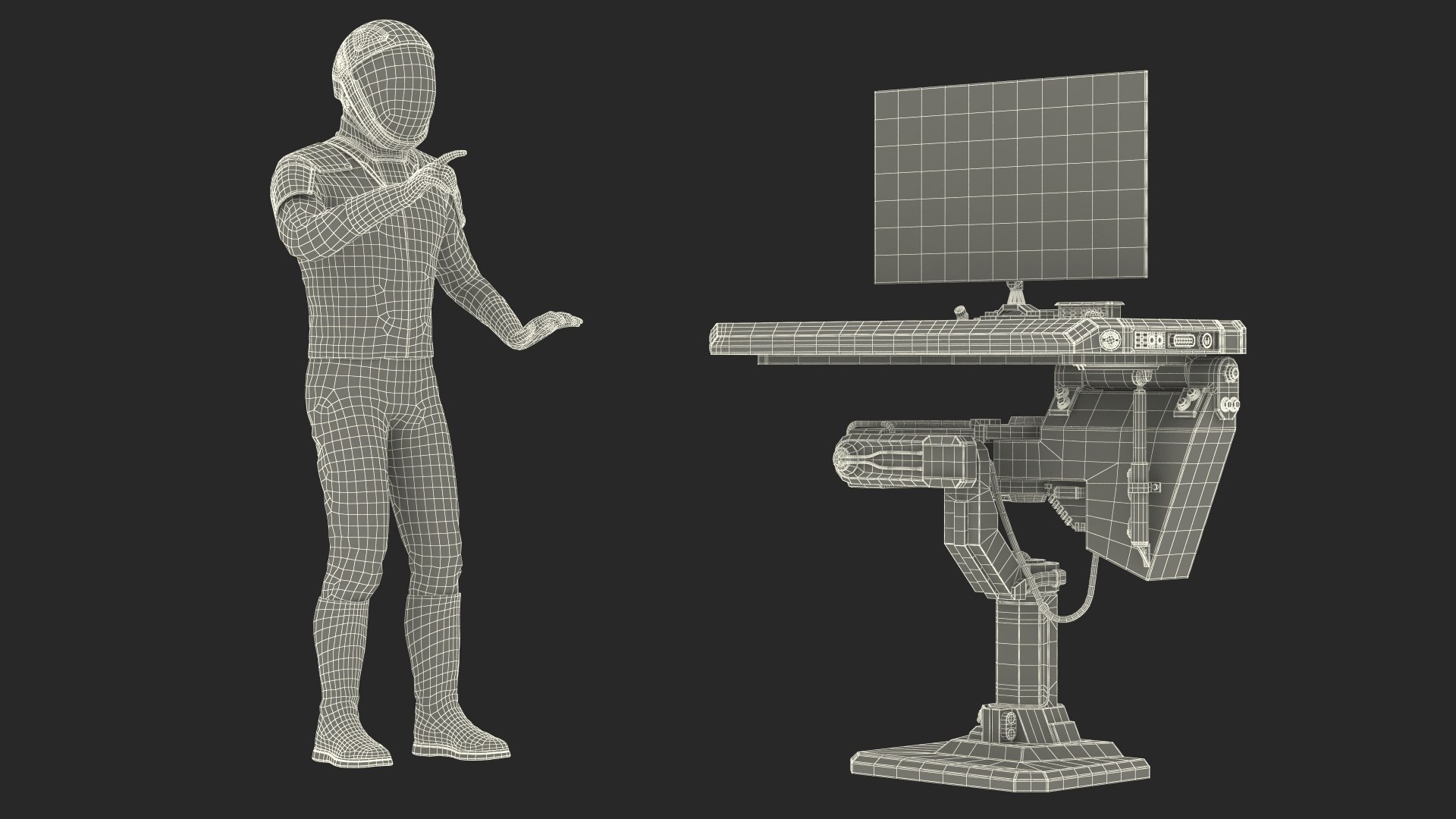 3D An Astronaut Examines Data from Sci-fi Computer https://p.turbosquid.com/ts-thumb/8R/hi4GMN/4Y/anastronautexaminesdatafromscificomputer3dsmodel036/jpg/1696314286/1920x1080/fit_q87/68aae16986749de2ac704890fc1ba27537797813/anastronautexaminesdatafromscificomputer3dsmodel036.jpg