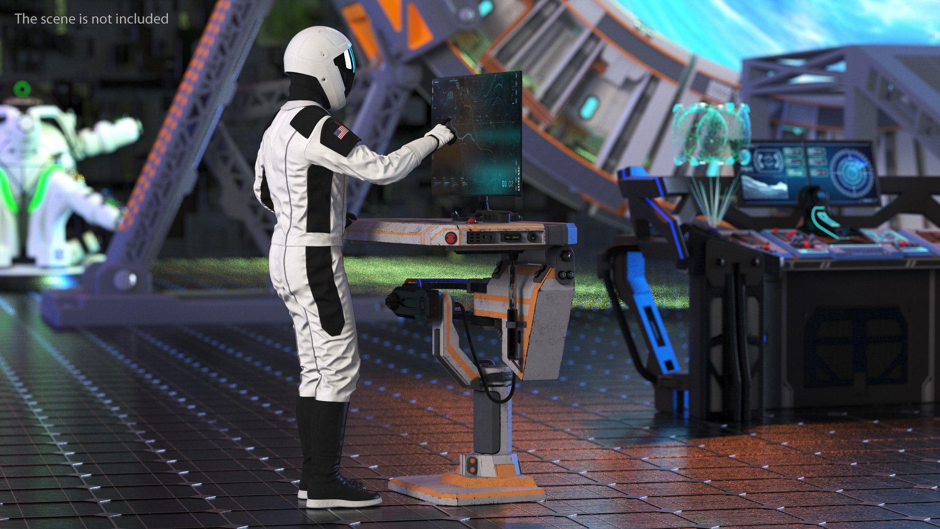 3D An Astronaut Examines Data from Sci-fi Computer https://p.turbosquid.com/ts-thumb/8R/hi4GMN/Ha/anastronautexaminesdatafromscificomputer3dsmodel003/jpg/1696314155/1920x1080/fit_q87/cec4e307a376375648e41f52d6c2bd22eaaa4f00/anastronautexaminesdatafromscificomputer3dsmodel003.jpg