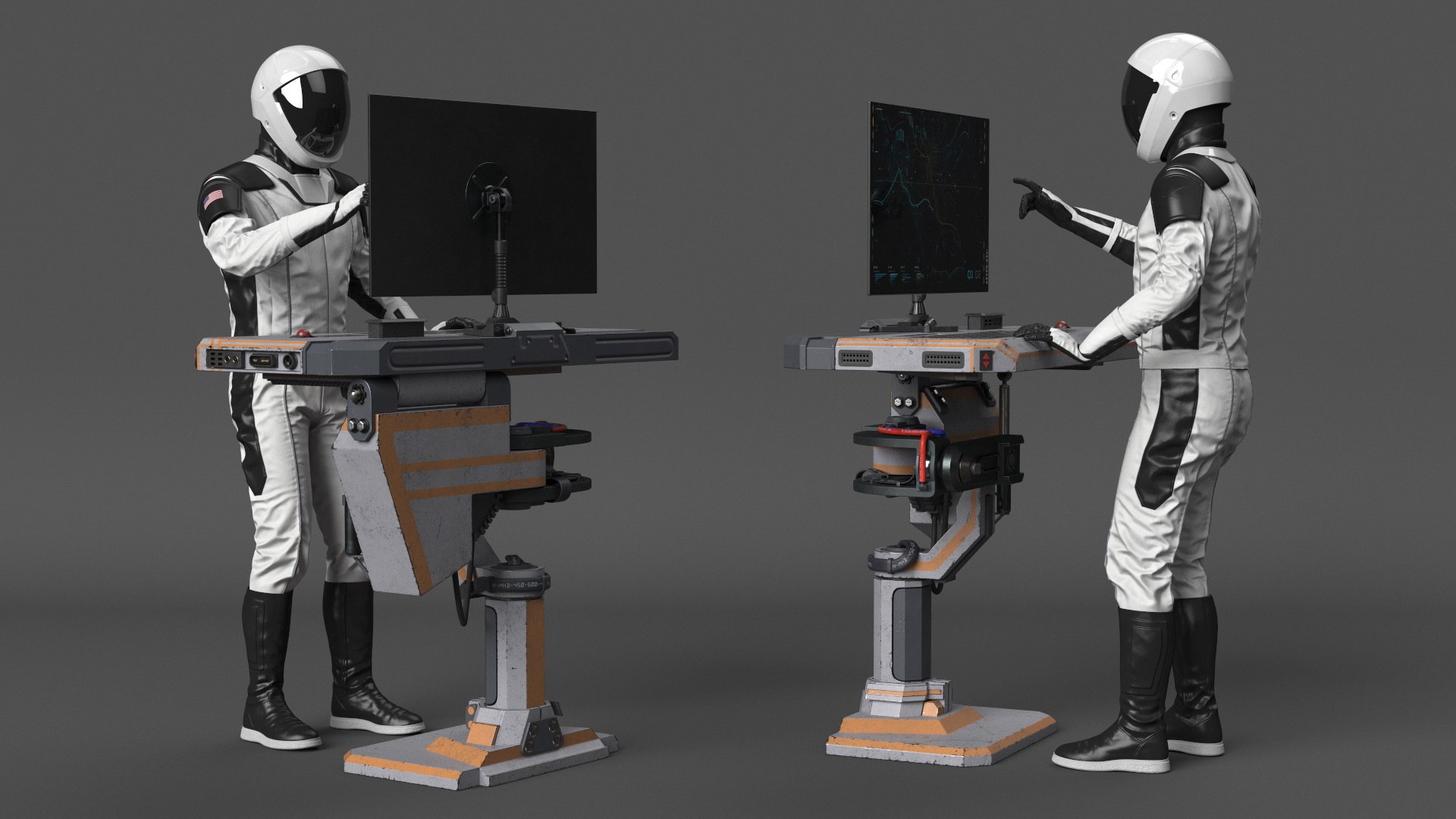 3D An Astronaut Examines Data from Sci-fi Computer https://p.turbosquid.com/ts-thumb/8R/hi4GMN/pD/anastronautexaminesdatafromscificomputer3dsmodel006/jpg/1696314167/1920x1080/fit_q87/105a2b74d1969f01d6b427c1a49ccdd9d3e8fa7f/anastronautexaminesdatafromscificomputer3dsmodel006.jpg