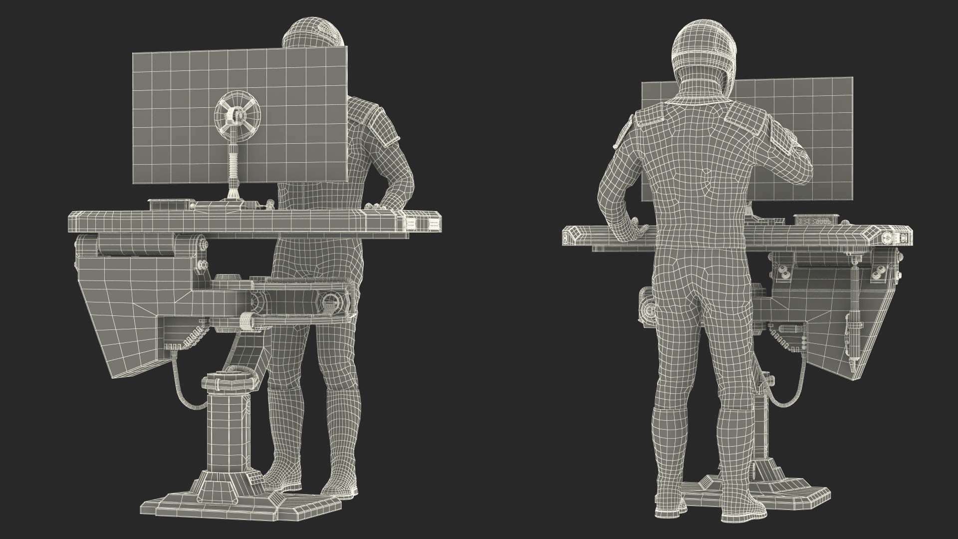 3D An Astronaut Examines Data from Sci-fi Computer https://p.turbosquid.com/ts-thumb/8R/hi4GMN/zb/anastronautexaminesdatafromscificomputer3dsmodel035/jpg/1696314282/1920x1080/fit_q87/9d5e94d1eadf3505c04f8d1550e717ab3669c537/anastronautexaminesdatafromscificomputer3dsmodel035.jpg
