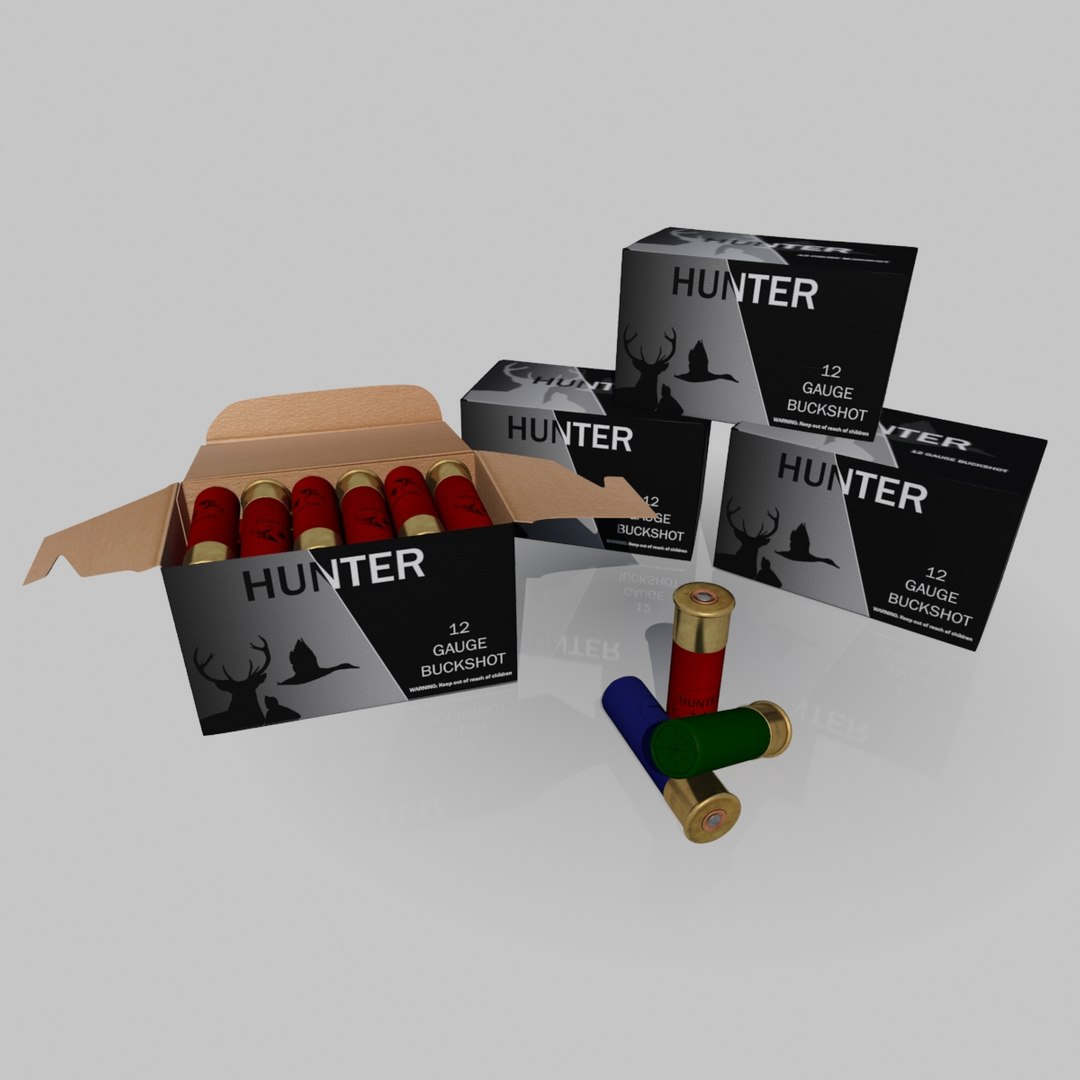 Shotgun Shells 3d Model