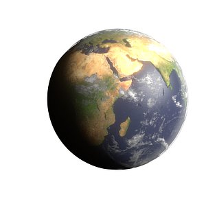 3D earth stars model