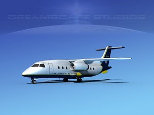 airlines 328jet jet aircraft 3ds