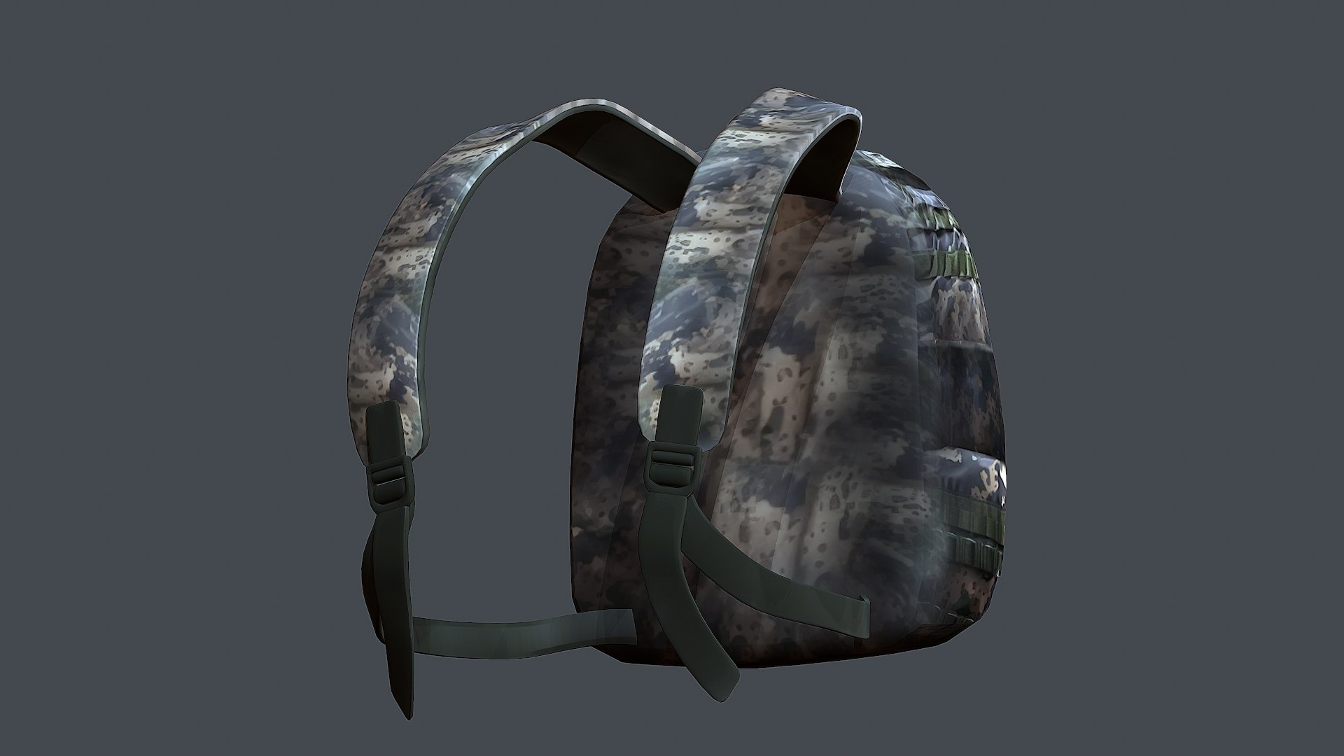 3D Model 3D Model Backpack Camping Generic Military Comba - TurboSquid ...
