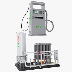 LNG Gas Filling Station and Dispenser