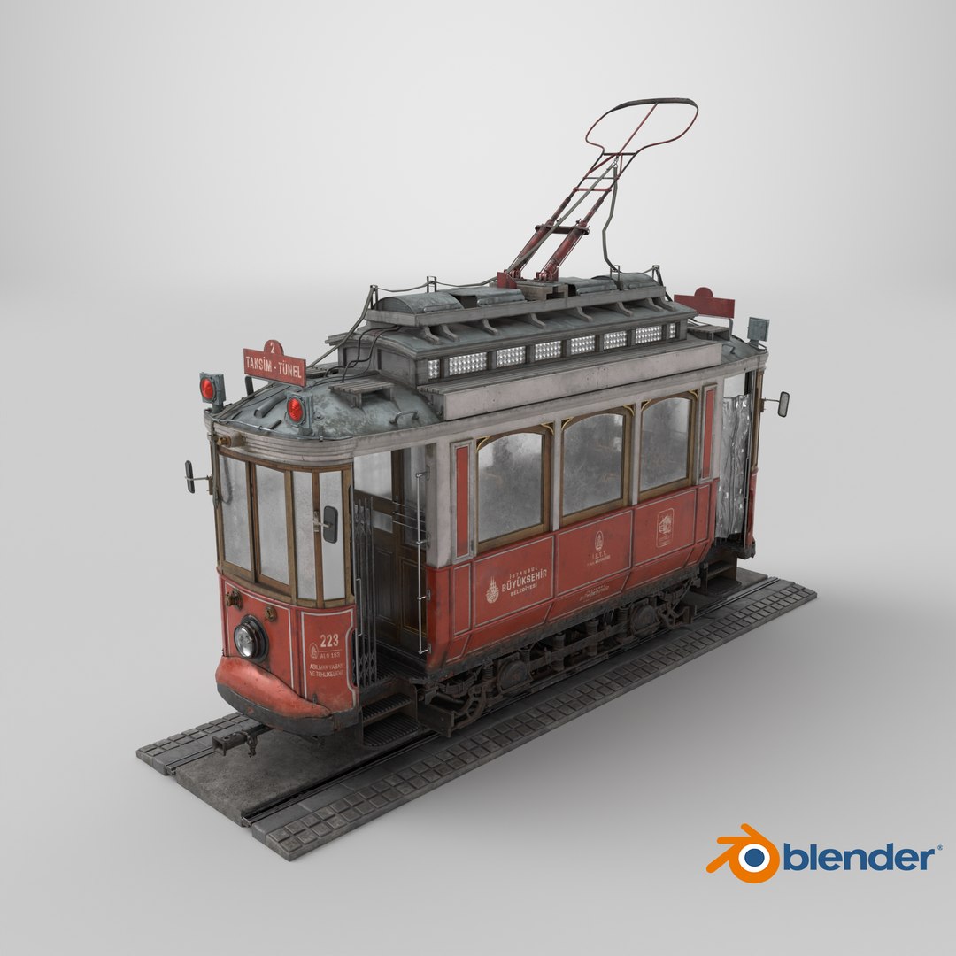 Old Tram Istanbul 3D https://p.turbosquid.com/ts-thumb/8S/1ZcFMv/FD/stemcell_blender_cycles_render/png/1736541914/1920x1080/fit_q87/edb133600062790b12f5fd06c9ab82ad4d546529/stemcell_blender_cycles_render.jpg