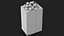 Gift Box with a Bow Black v5