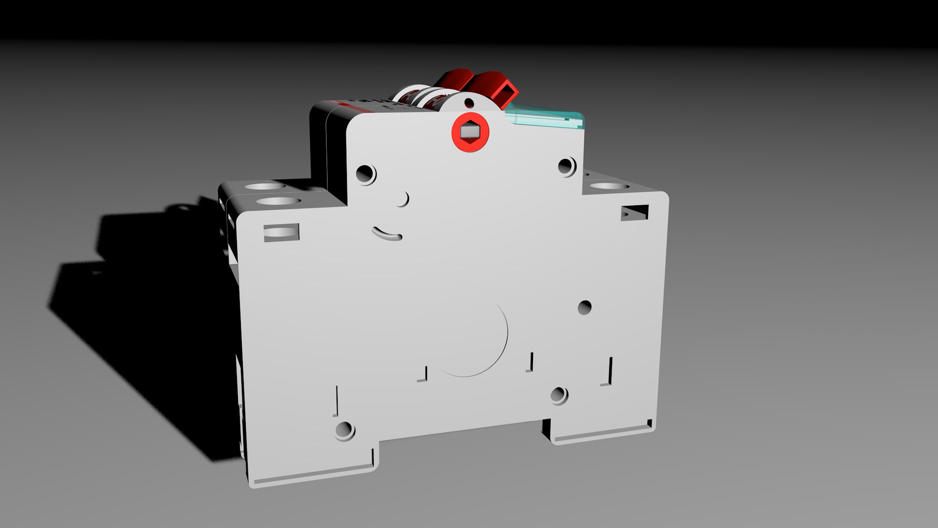 Switch BTicino BTDIN 16 Ampere 3D model - TurboSquid 2004070