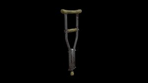3D Dirty Crutch model