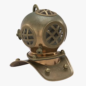 Decorative Diver Helmet 3D model
