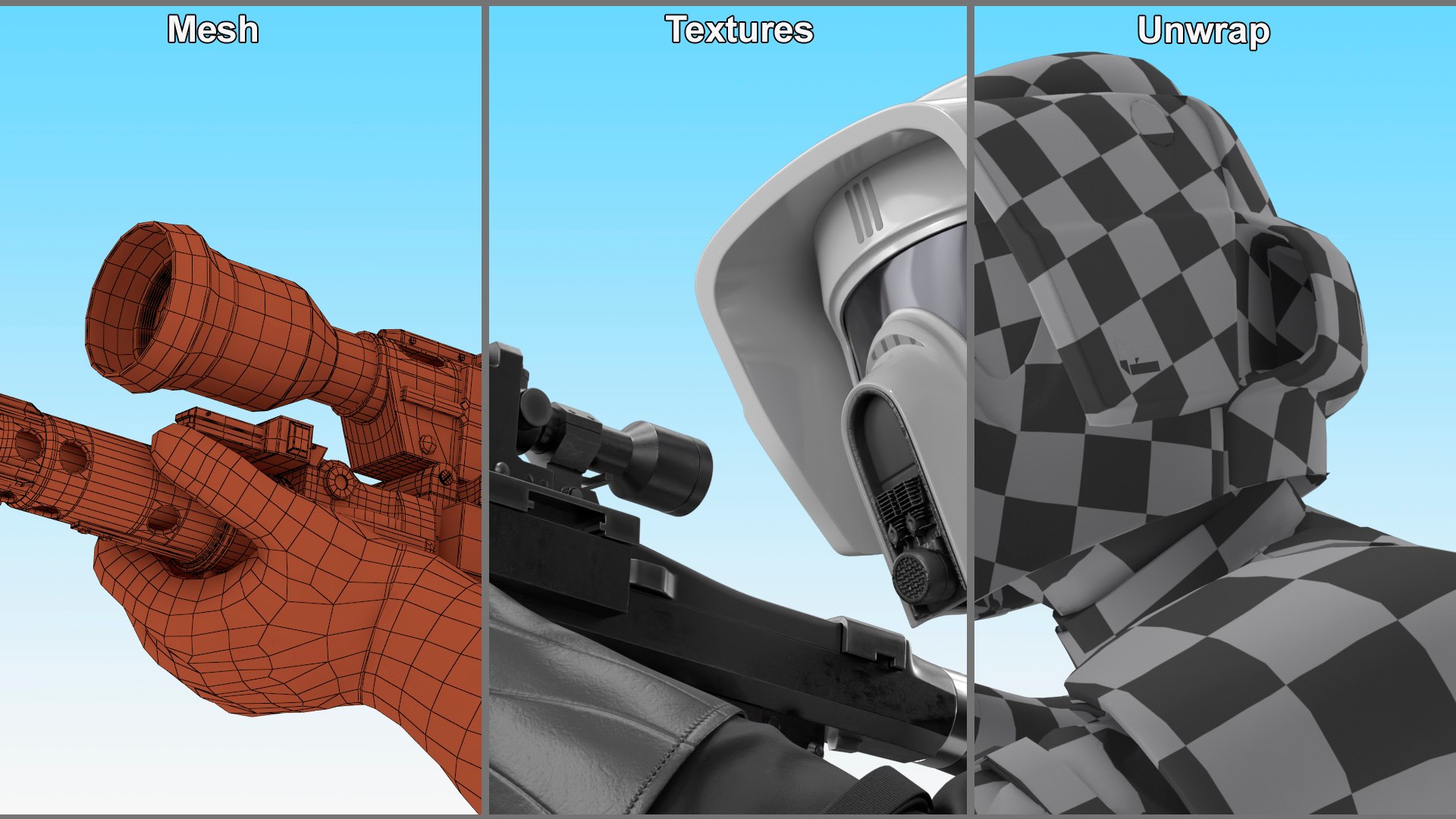 3D Star Wars Scout Trooper Armor in Firing Pose with DLT-19X model https://p.turbosquid.com/ts-thumb/8S/9ebmca/M9/star_wars_scout_trooper_armor_in_firing_pose_with_dlt19x_012/jpg/1749078445/1920x1080/fit_q87/43c38b4776135b83f5f93e6ec3804f4c870b418e/star_wars_scout_trooper_armor_in_firing_pose_with_dlt19x_012.jpg