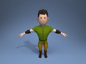 3D nobleman character ar