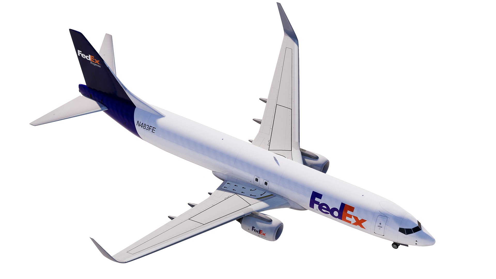 FedEx Express Boeing 737-800 3D - TurboSquid 1983453