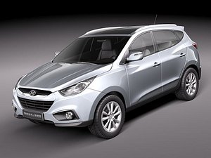 hyundai ix35 ix 35 3d model