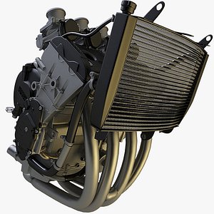 3d model r6 engine