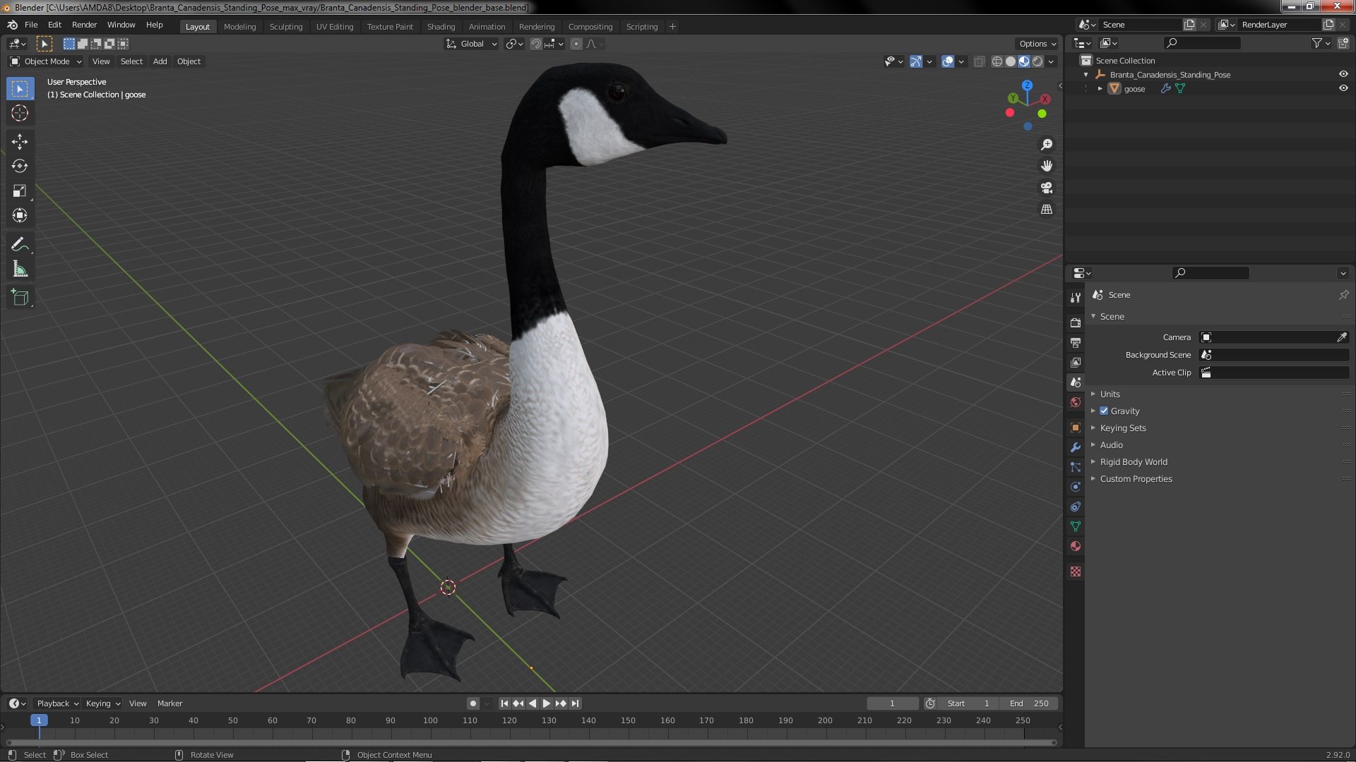 3D Branta Canadensis Standing Pose https://p.turbosquid.com/ts-thumb/8S/IMKe6L/iR/brantacanadensisstandingposevray3dmodel019/jpg/1692417463/1920x1080/fit_q87/c232350343e495568aff2d38aee8e7f5c46058c4/brantacanadensisstandingposevray3dmodel019.jpg