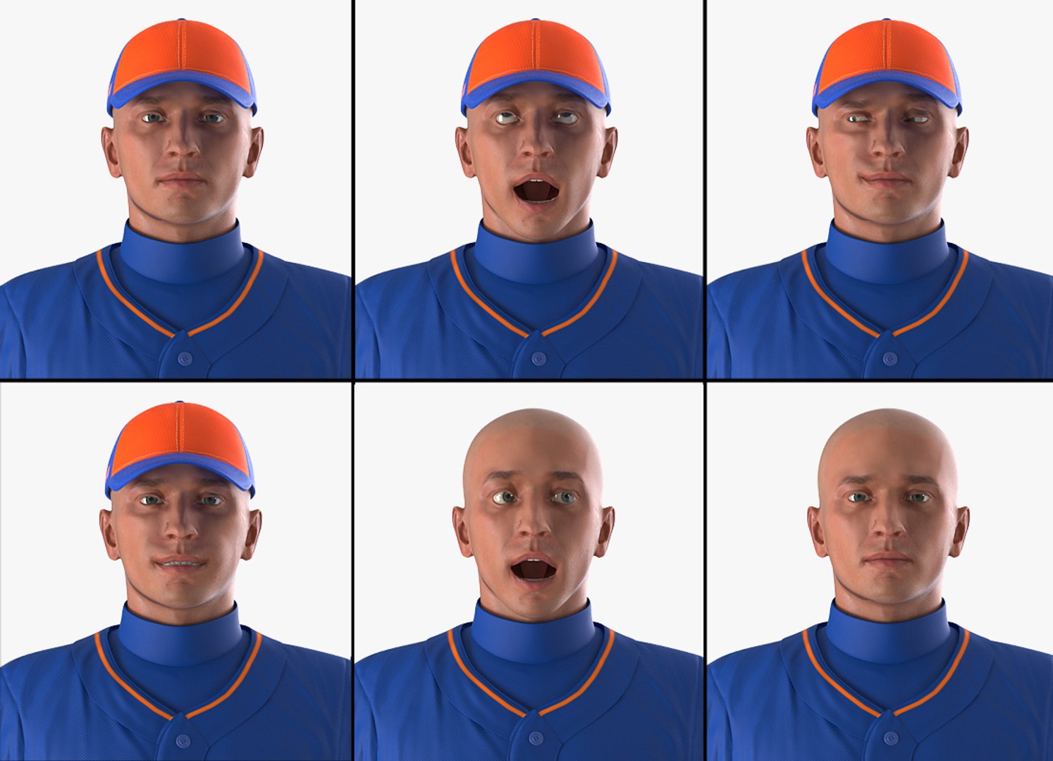 3D Baseball Player Rigged Generic - TurboSquid 1153586