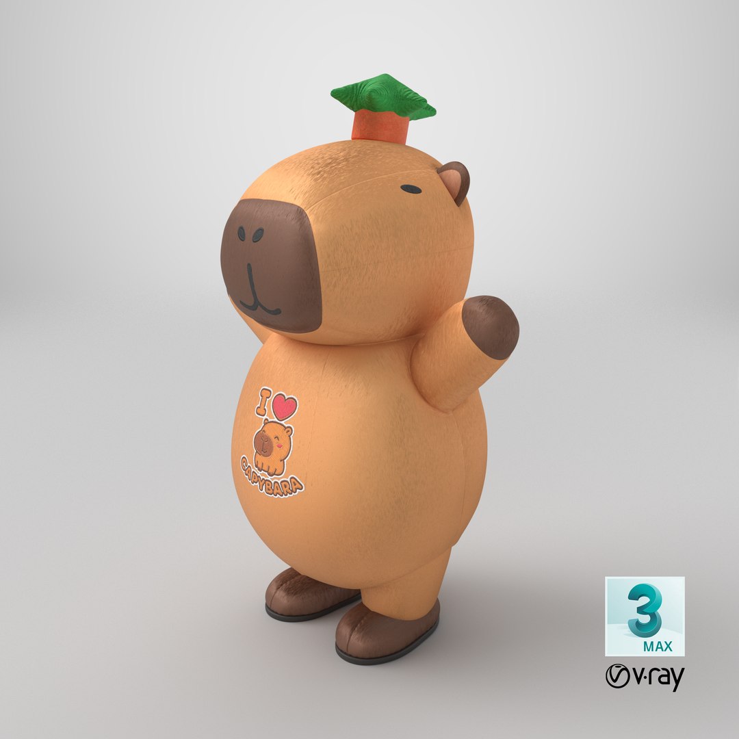Capybara Inflatable Costume 3D model https://p.turbosquid.com/ts-thumb/8S/Ph95if/Cn/stemcell_max_vray_render/png/1778163161/1920x1080/fit_q87/5840d511baf026242258c0cf66756f79f2bfb69c/stemcell_max_vray_render.jpg
