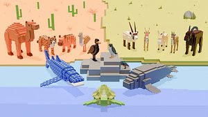 Voxel Animals Pack