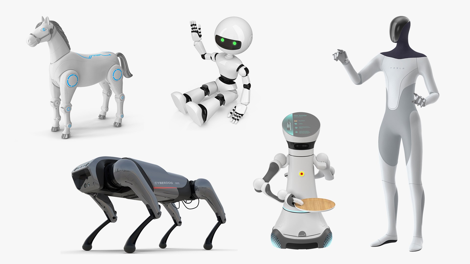3D Robots Collection 5 model https://p.turbosquid.com/ts-thumb/8S/W94crE/Rk/robotscollection5vray3dmodel001/jpg/1670326763/1920x1080/fit_q87/bf7109185071c832a67b0aaab3ffb8c9c5c44d69/robotscollection5vray3dmodel001.jpg