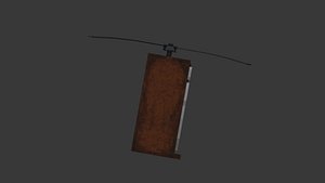 speaker helicopter 3D model