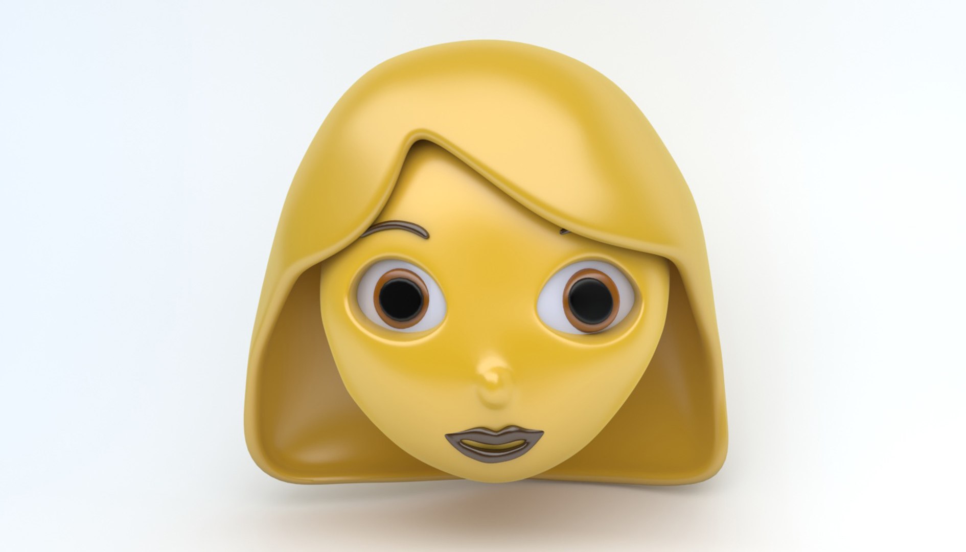 Woman Emoji Face 3D Model - TurboSquid 1179328, image size:1890x1080