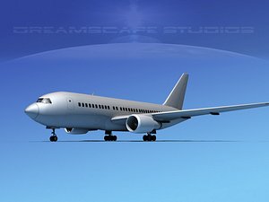 3D model airline boeing 767 767-200er