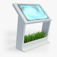 Touch Screen LCD Stand Display Kiosk