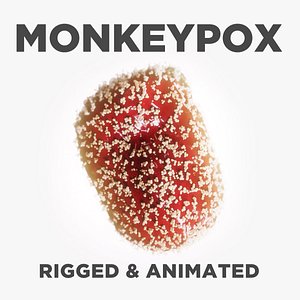 Monkeypox Virus Animation 3D model