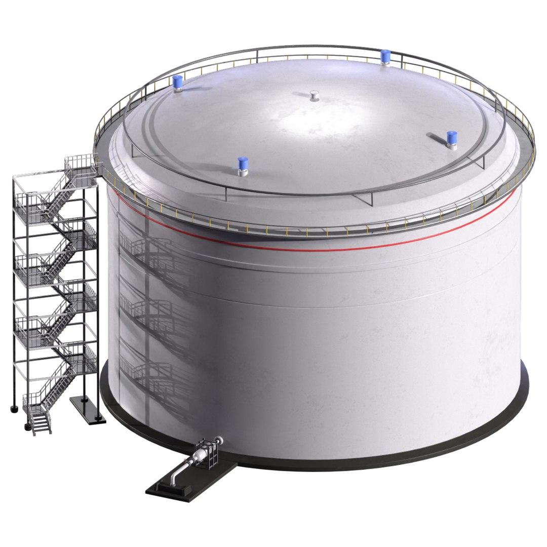 Oil Base N1 3D Model - TurboSquid 2329280